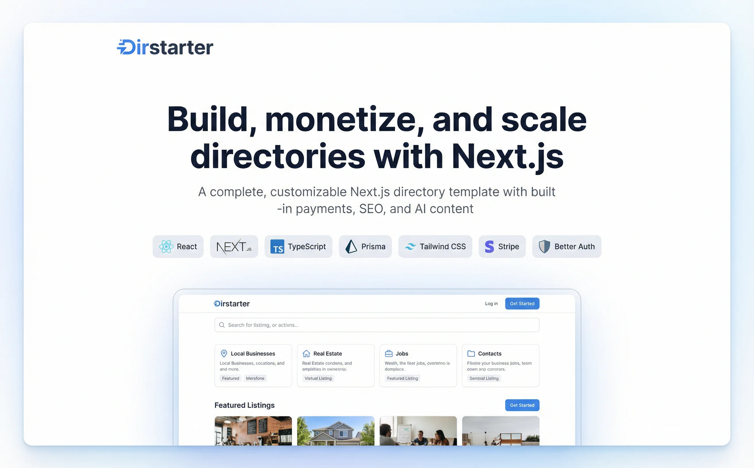 Dirstarter screenshot