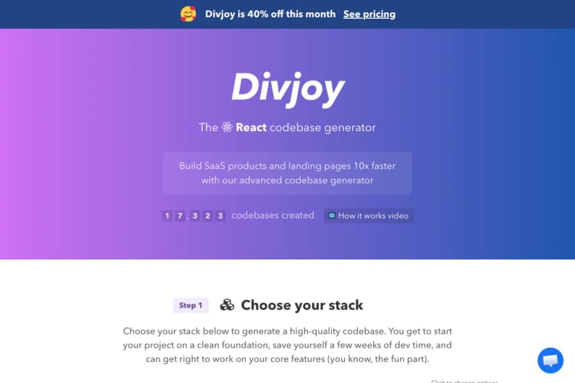Divjoy screenshot