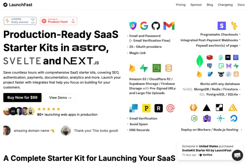 LaunchFast screenshot