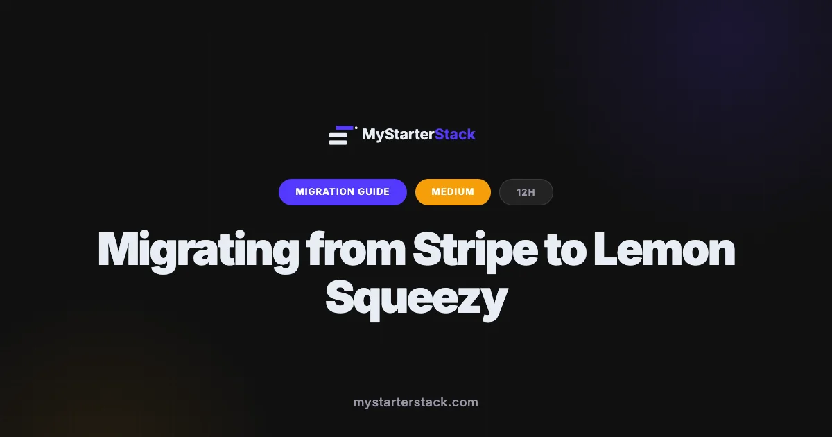 Migrating from Stripe to Lemon Squeezy